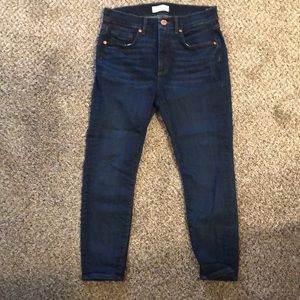 The Loft Modern Skinny Crop Jeans (Petite)